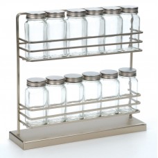 RSVP-INTL 12 Jar Spice Jar Rack Set RVPI1663